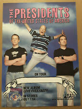 Pusa frontman and creative force. Presidents Of The United States Peaches 1995 Promo Sleeve Rare Rock For Sale Online Ebay
