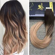 Compared with shopping in real stores, purchasing products including hair extension on dhgate will endow you great benefits. Tape In Balayage Chocolate Brown To Caramel Blonde Human Hair Extensions 50g 20pcs Tape In Hair Extensions Human Hair Extensions Hair Beauty