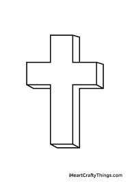 cross drawing how to draw a cross