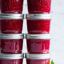 raspberry freezer jam cooking cly