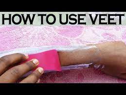 how to use veet hair removal cream