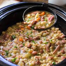 crockpot ham and bean soup kevin is