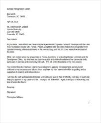 6 Board Resignation Letter Template 6 Free Word Pdf Format