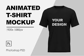 Animated T Shirt Mockup In Apparel Mockups On Yellow Images Creative Store