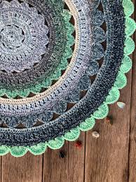 tranquility mandala rug free crochet