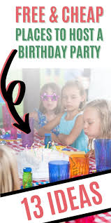 places to throw a birthday party