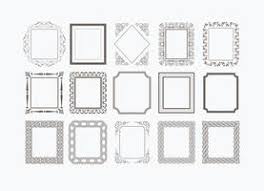 picture frame vector art icons and