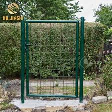 Pvc Green Powder Painted Garden Fence