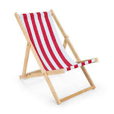 Man kann sich keinen liegestuhl nehmen und sich reinsetzen. Sonnenliege Strandliege Liegestuhl Aus Holz Gartenliege Rot Weiss Gestreift Ebay