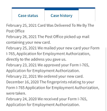 ) or ead card, known popularly as a work permit, is a document issued by the united states citizenship and immigration services (uscis) that provides temporary employment authorization to noncitizens in the united states. I 485 Interview And I 765 Employment Card Timeline Pd Is February 24th 2020 Uscis