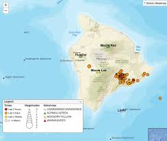 Hawaii Volcano Update Latest Usgs Earthquake Map As 344