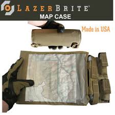 Lazerbrite Tactical Light System Map Case Coyote 639266127178 Ebay