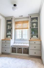 Built in bookcases with window seat. Diy Built In Bookcases Cabinets And Window Bench