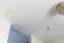 how to remove water stains on a ceiling