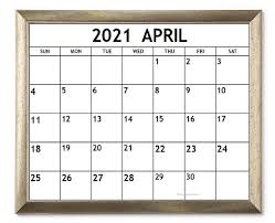 Suitable for appointments and engagements, as a monthly planner (or weekly planner), month overview. Cute April 2021 Calendar Template Wallpaper Infocalendars Com