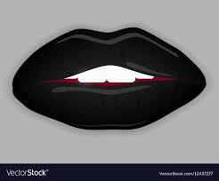 black lips royalty free vector image