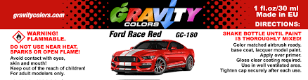 Ford Race Red Gravity Colors