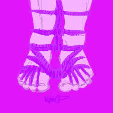 Downloadable Digital Art of Feet in Rope Bondage Shibari - Etsy