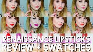 makeup revolution renaissance lipsticks