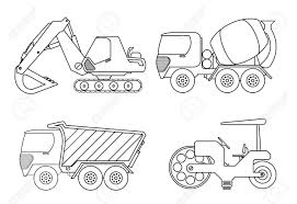 There are tons of great resources for free printable color pages online. Coloring Book For Kids Vector Illustration Of Crane Car Cement Truck Rollor Royalty Free Cliparts Vectors And Stock Illustration Image 68017351