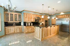 Natural Hickory Kitchen Traditional
