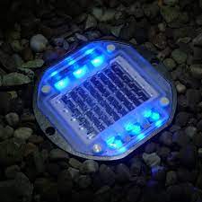 blue solar powered path light review