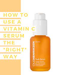 how to use vitamin c serum the right