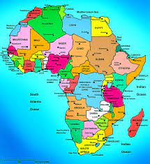 Click the map and drag to move the map around. Jungle Maps Map Of Africa And Capital Cities
