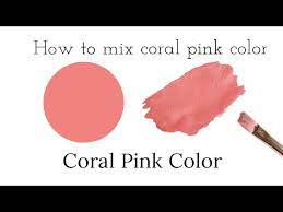 Make Salmon Pink Color Mixing Asmr