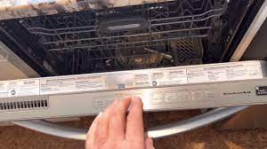 kitchenaid dishwasher 7 flashes fixed