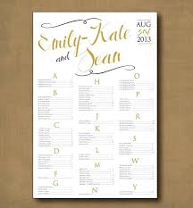 Seating Chart For Wedding Template Merrier Info