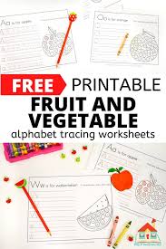 There is also a fruit crossword puzzle that can reinforce healthy eating habits. Food And Nutrition Letter Tracing Worksheets Stay At Home Educator