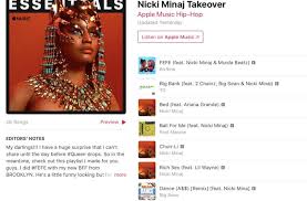 Nicki Minaj Just Took Over Apple Music Shared Her