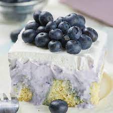 Blueberry Cool Whip Cake gambar png