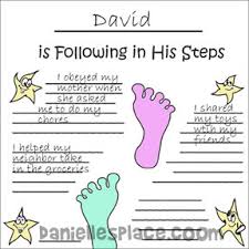 Download and print these following jesus coloring pages for free. Following In His Footsteps Bible Lesson