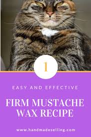 firm mustache wax recipe 2023