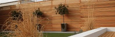 Contemporary Slatted Fencing Gates