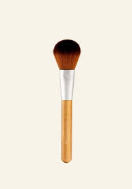 domed face powder brush the body