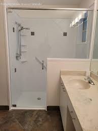 gl shower enclosures with half wall