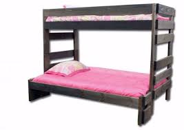 duncan twin over full bunk bed brown