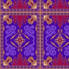 aladdin magic carpet fabric wallpaper