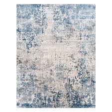 alpine blue modern area rug 8x10