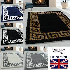 fluffy rugs large small modern gy