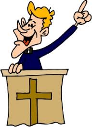 Image result for images of a cartoon preacher