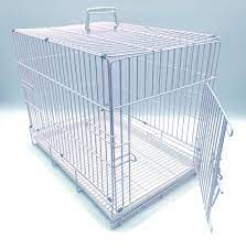 Foldable Carrier Travel Breeder Training Cage for Puppy Kitten Rabbit Bunny  with 1/2-Inch Raised Bottom Wire Grid Mesh Floor - Walmart.com