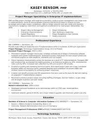 Browse resume examples for project manager jobs. Sample Resume For A Midlevel It Project Manager Monster Com