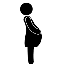 Image result for pregnant silhouette