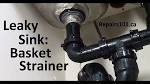 Repair leaking sink drain