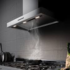 100cm powerful cooker hood stainless steel