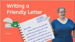 A friendly letter template is shown below where you can find how one friend writes a friendly letter to another. How To Write A Friendly Letter Youtube